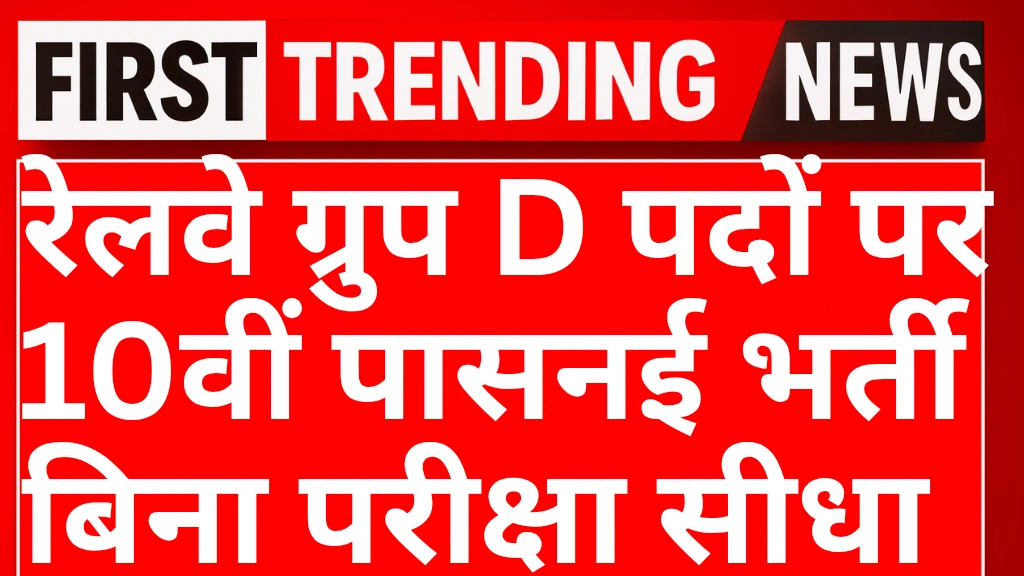 Railway Group D Vacancy 2025